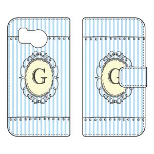手帳型スマホケース G (サックス) (受注生産...の商品画像