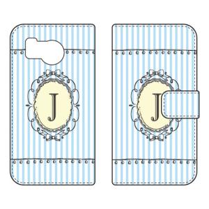 手帳型スマホケース J （サックス） (受注生産) Cf LTD AQUOS sense8 SHG11 SH-54D アクオスセンス8 SHG11 SH-54D