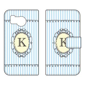 手帳型スマホケース K （サックス） (受注生産) Cf LTD AQUOS sense8 SHG11 SH-54D アクオスセンス8 SHG11 SH-54D