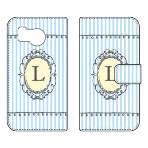手帳型スマホケース L （サックス） (受注生産) Cf LTD AQUOS sense8 SHG11 SH-54D アクオスセンス8 SHG11 SH-54D