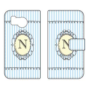 手帳型スマホケース N （サックス） (受注生産) Cf LTD AQUOS sense8 SHG11 SH-54D アクオスセンス8 SHG11 SH-54D
