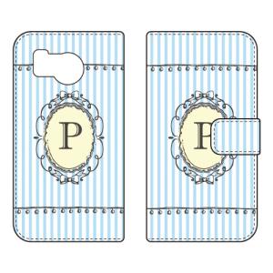手帳型スマホケース P （サックス） (受注生産) Cf LTD AQUOS sense8 SHG11 SH-54D アクオスセンス8 SHG11 SH-54D
