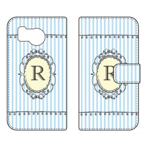 手帳型スマホケース R （サックス） (受注生産) Cf LTD AQUOS sense8 SHG11 SH-54D アクオスセンス8 SHG11 SH-54D