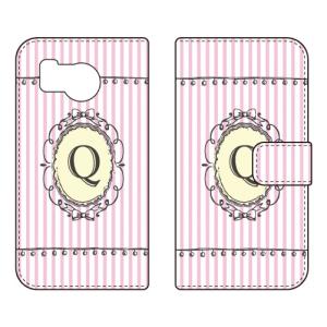 手帳型スマホケース Q （ピンク） (受注生産) Cf LTD AQUOS sense8 SHG11 SH-54D アクオスセンス8 SHG11 SH-54D
