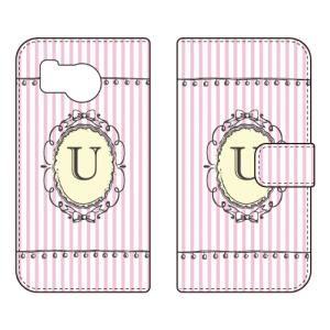 手帳型スマホケース U （ピンク） (受注生産) Cf LTD AQUOS sense8 SHG11 SH-54D アクオスセンス8 SHG11 SH-54D