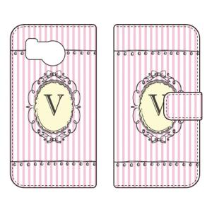 手帳型スマホケース V （ピンク） (受注生産) Cf LTD AQUOS sense8 SHG11 SH-54D アクオスセンス8 SHG11 SH-54D