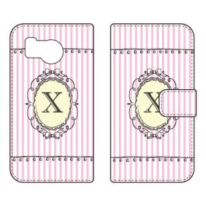 手帳型スマホケース X （ピンク） (受注生産) Cf LTD AQUOS sense8 SHG11 SH-54D アクオスセンス8 SHG11 SH-54D