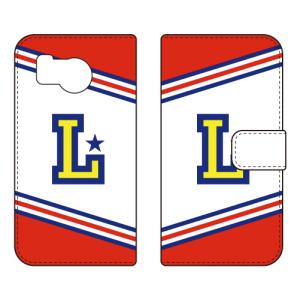手帳型スマホケース チア L (レッド) (受注...の商品画像