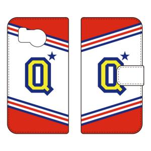 手帳型スマホケース チア Q (レッド) (受注...の商品画像