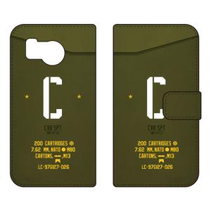 手帳型スマホケース ミリタリー C （カーキ） (受注生産) Cf LTD AQUOS sense8 SHG11 SH-54D アクオスセンス8 SHG11 SH-54D