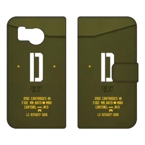 手帳型スマホケース ミリタリー D (カーキ) ...の商品画像