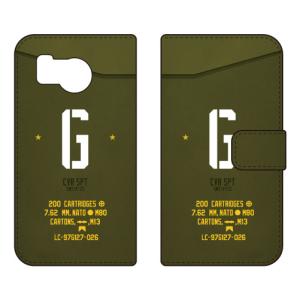 手帳型スマホケース ミリタリー G （カーキ） (受注生産) Cf LTD AQUOS sense8 SHG11 SH-54D アクオスセンス8 SHG11 SH-54D
