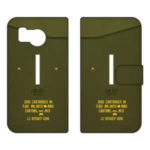 手帳型スマホケース ミリタリー I （カーキ） (受注生産) Cf LTD AQUOS sense8 SHG11 SH-54D アクオスセンス8 SHG11 SH-54D