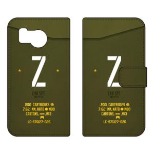手帳型スマホケース ミリタリー Z （カーキ） (受注生産) Cf LTD AQUOS sense8 SHG11 SH-54D アクオスセンス8 SHG11 SH-54D