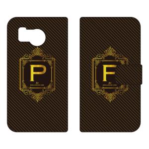 手帳型スマホケース ラグジュアリー P （ゴールドイエロー） (受注生産) Cf LTD AQUOS sense8 SHG11 SH-54D アクオスセンス8 SHG11 SH-54D
