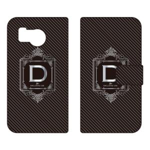 手帳型スマホケース ラグジュアリー D （シルバーグレー） (受注生産) Cf LTD AQUOS sense8 SHG11 SH-54D アクオスセンス8 SHG11 SH-54D