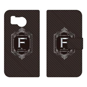 手帳型スマホケース ラグジュアリー F （シルバーグレー） (受注生産) Cf LTD AQUOS sense8 SHG11 SH-54D アクオスセンス8 SHG11 SH-54D