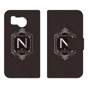 手帳型スマホケース ラグジュアリー N （シルバーグレー） (受注生産) Cf LTD AQUOS sense8 SHG11 SH-54D アクオスセンス8 SHG11 SH-54D