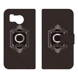 手帳型スマホケース ラグジュアリー O （シルバーグレー） (受注生産) Cf LTD AQUOS sense8 SHG11 SH-54D アクオスセンス8 SHG11 SH-54D