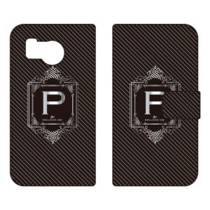 手帳型スマホケース ラグジュアリー P （シルバーグレー） (受注生産) Cf LTD AQUOS sense8 SHG11 SH-54D アクオスセンス8 SHG11 SH-54D