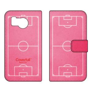 手帳型スマホケース サッカー ピンク (受注生産) Cf LTD AQUOS sense8 SHG11 SH-54D アクオスセンス8 SHG11 SH-54D