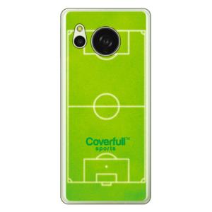 サッカー グリーン (ハード ケース カバー) Coverfull AQUOS sense8 SHG11 SH-54D アクオスセンス8 SHG11 SH-54D