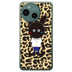 Black Panther ヒョウ柄 (ハード ケース カバー) SECOND SKIN AQUOS...