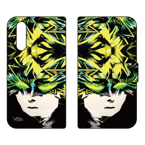 手帳型スマホケース MICROU GIRAGIRA (受注生産)  SECOND SKIN Xper...