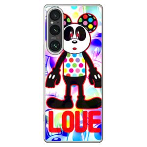 LOVE PANDA アメシスト (ハード ケース カバー) SECOND SKIN Xperia ...