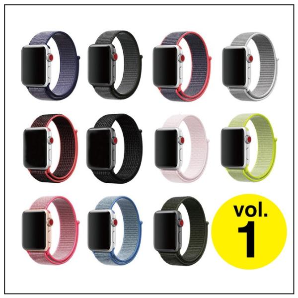 apple watch ナイロンバンド applewatch ナイロン スポーツバンド アップルウォ...