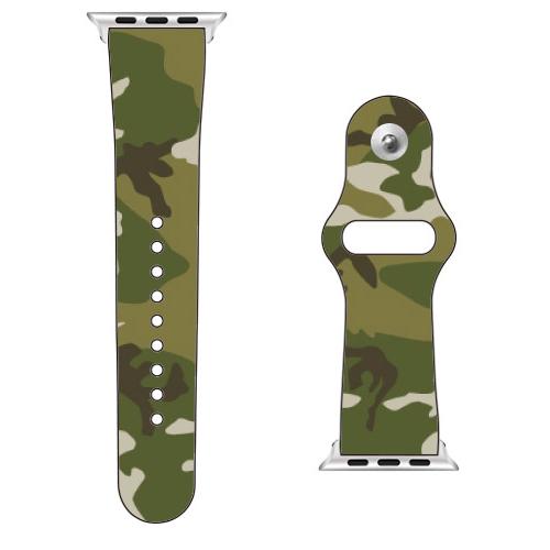 Apple Watch バンド アップルウォッチ ベルト 45/44/42mm Cf LTD 迷彩-...