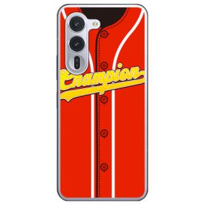 Cf LTD 野球ユニフォーム レッド×ホワイト スマホケース (ハード ケース カバー) arro...