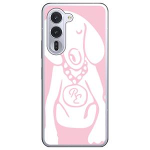 Dog ピンク×ホワイト （ソフト ケース カバー） SECOND SKIN arrows Alph...