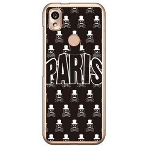 Code；C 「PARIS」 ブラック （ハード ケース カバー） / for あんしんスマホ KY...