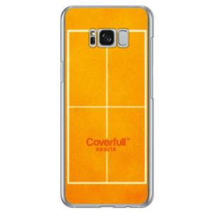 Galaxy S8+ ケース 卓球 オレンジ スマホケース (受注生産)