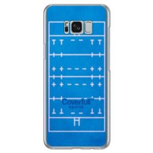 Galaxy S8+ ケース ラグビー ブルー スマホケース (受注生産)