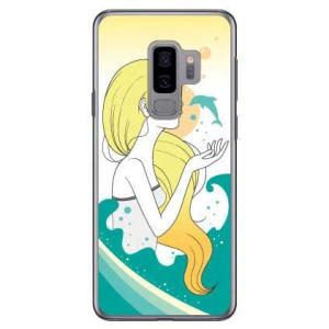 Galaxy S9+ ケース SC-03K SCV39 いせきあい Dolphin スマホケース (...