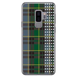 Galaxy S9+ ケース SC-03K SCV39 ブラックウォッチドット イエロー スマホケースの商品画像