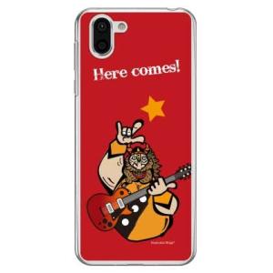 AQUOS R2 ケース SH-03K SHV42 706SH Rockおやじ 赤 design b...