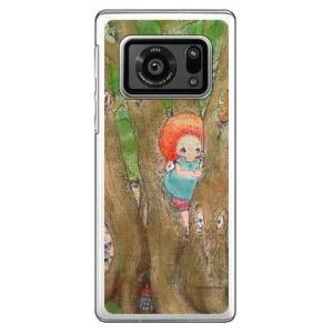 AQUOS R6 ケース 森のかくれんぼ design by Ringo スマホケース (受注生産)