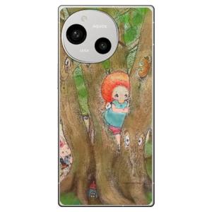 森のかくれんぼ design by Ringo (ハード ケース カバー) Coverfull AQ...