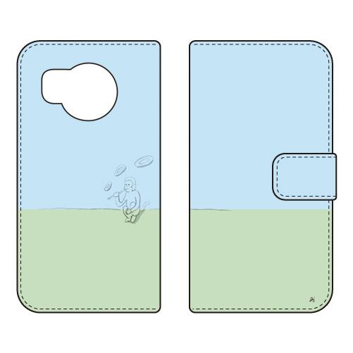 手帳型スマホケース HUMON design by オブチジン (受注生産)  SECOND SKI...