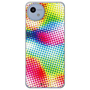 Code；C Color dot (ハード ケース カバー) SECOND SKIN AQUOS w...