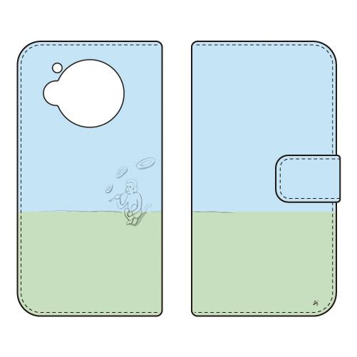 手帳型スマホケース HUMON design by オブチジン (受注生産)  SECOND SKI...
