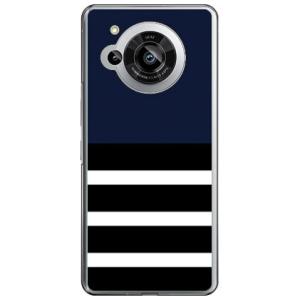 Plain border ネイビー ( ハード ケース ) ( 受注生産 ) design by R...