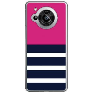 Plain border ピンク ( ハード ケース ) ( 受注生産 ) design by RO...