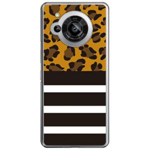 Plain border レパード ( ハード ケース ) ( 受注生産 ) design by R...