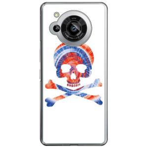 Psychedelic skull ブルー×レッド ( ハード ケース ) ( 受注生産 ) des...