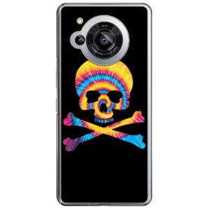 Psychedelic skull ブルー×イエロー ( ハード ケース ) ( 受注生産 ) de...