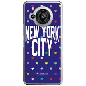 NYC マルチハートドットネイビー ( ハード ケース ) ( 受注生産 ) design by M...